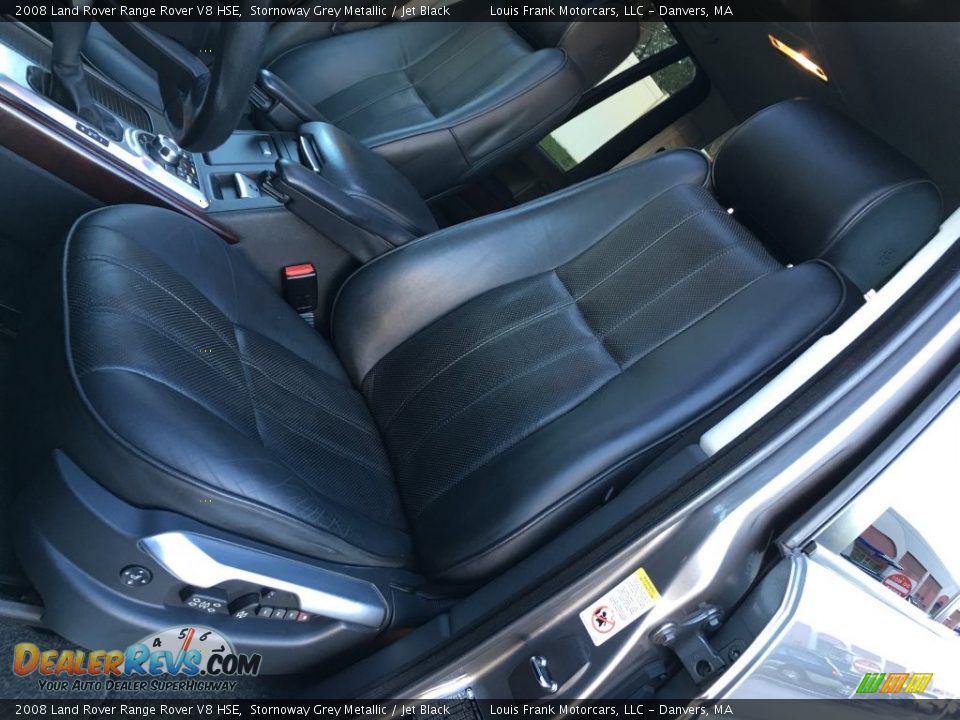2008 Land Rover Range Rover V8 HSE Stornoway Grey Metallic / Jet Black Photo #14