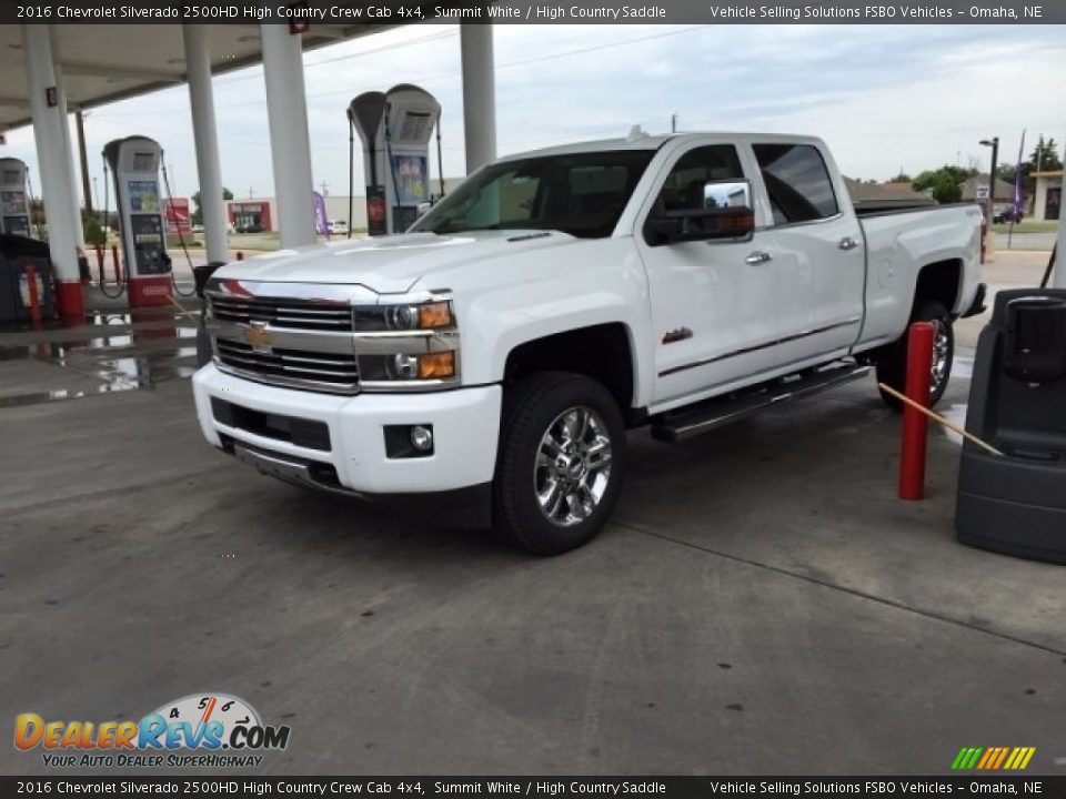 2016 Chevrolet Silverado 2500HD High Country Crew Cab 4x4 Summit White / High Country Saddle Photo #5