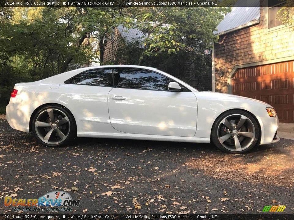 2014 Audi RS 5 Coupe quattro Ibis White / Black/Rock Gray Photo #1