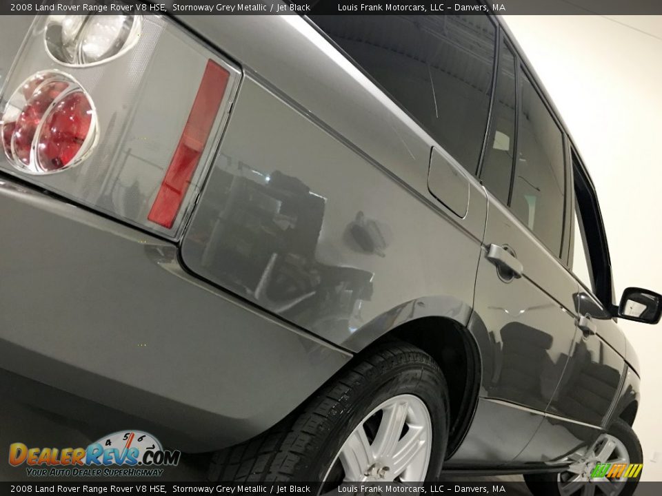 2008 Land Rover Range Rover V8 HSE Stornoway Grey Metallic / Jet Black Photo #19