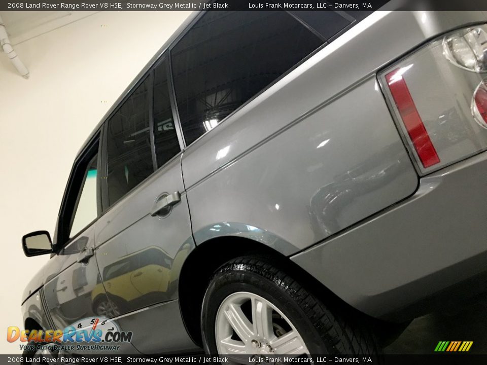 2008 Land Rover Range Rover V8 HSE Stornoway Grey Metallic / Jet Black Photo #21