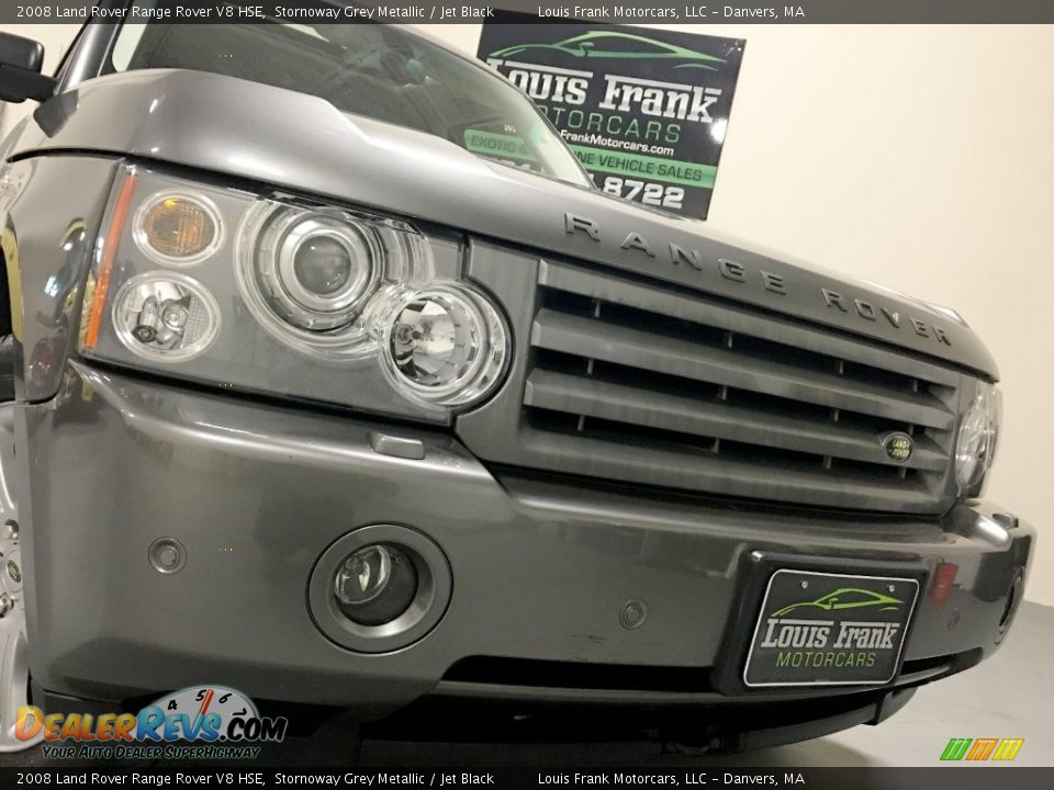 2008 Land Rover Range Rover V8 HSE Stornoway Grey Metallic / Jet Black Photo #24