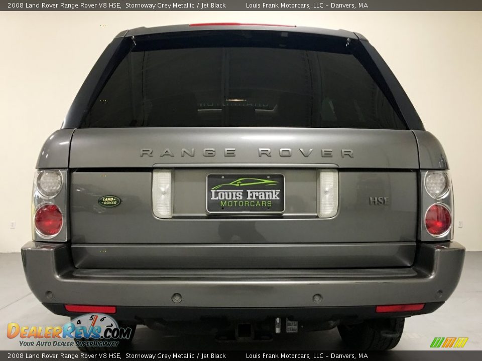 2008 Land Rover Range Rover V8 HSE Stornoway Grey Metallic / Jet Black Photo #26