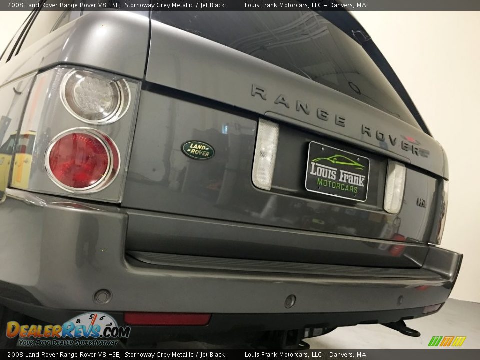 2008 Land Rover Range Rover V8 HSE Stornoway Grey Metallic / Jet Black Photo #27