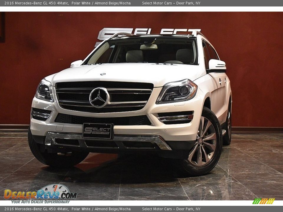 2016 Mercedes-Benz GL 450 4Matic Polar White / Almond Beige/Mocha Photo #1