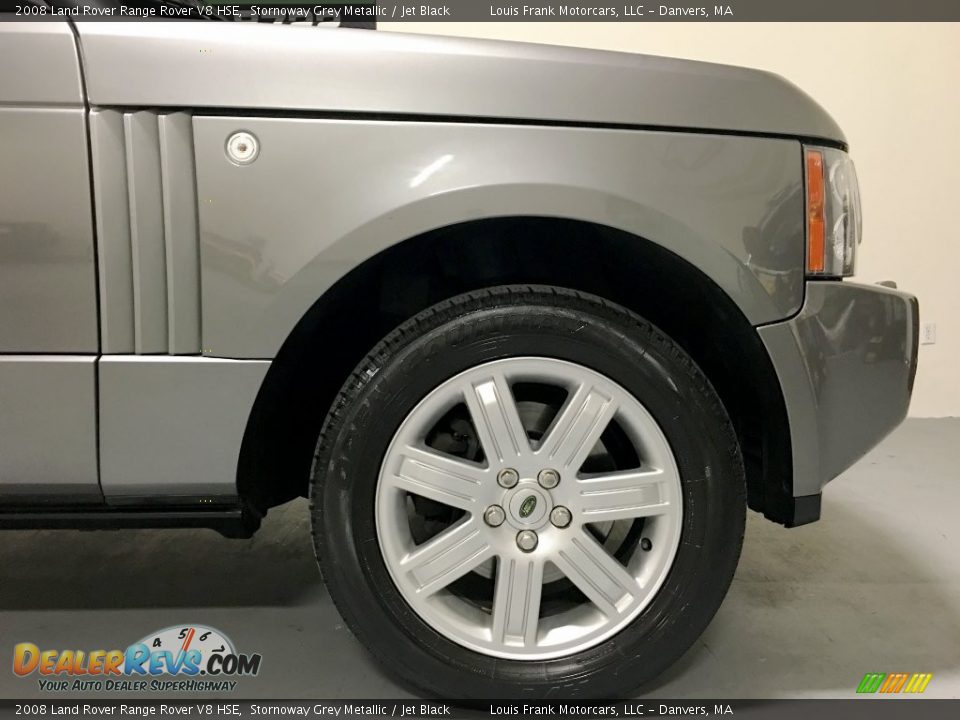 2008 Land Rover Range Rover V8 HSE Stornoway Grey Metallic / Jet Black Photo #29