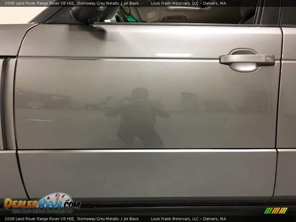2008 Land Rover Range Rover V8 HSE Stornoway Grey Metallic / Jet Black Photo #30