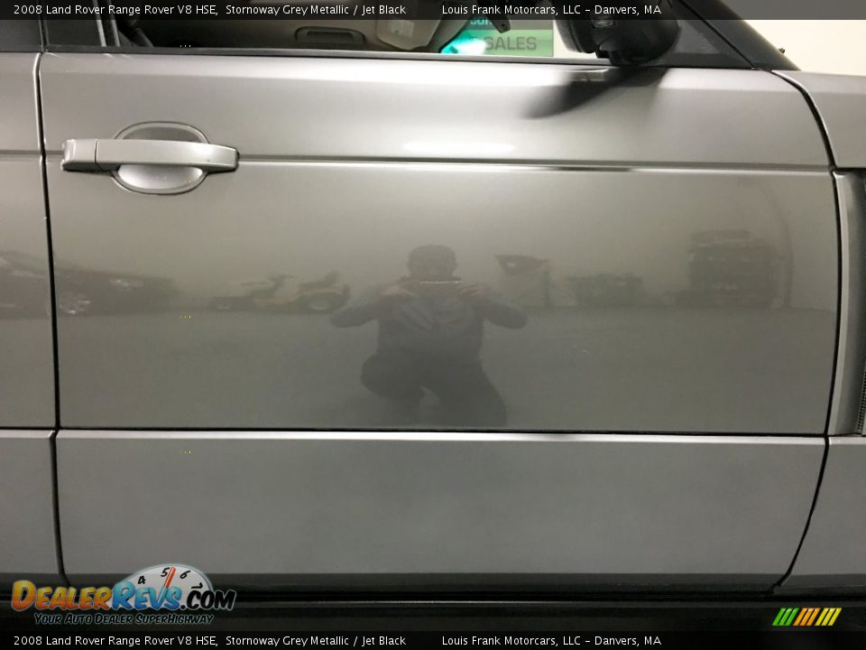 2008 Land Rover Range Rover V8 HSE Stornoway Grey Metallic / Jet Black Photo #31