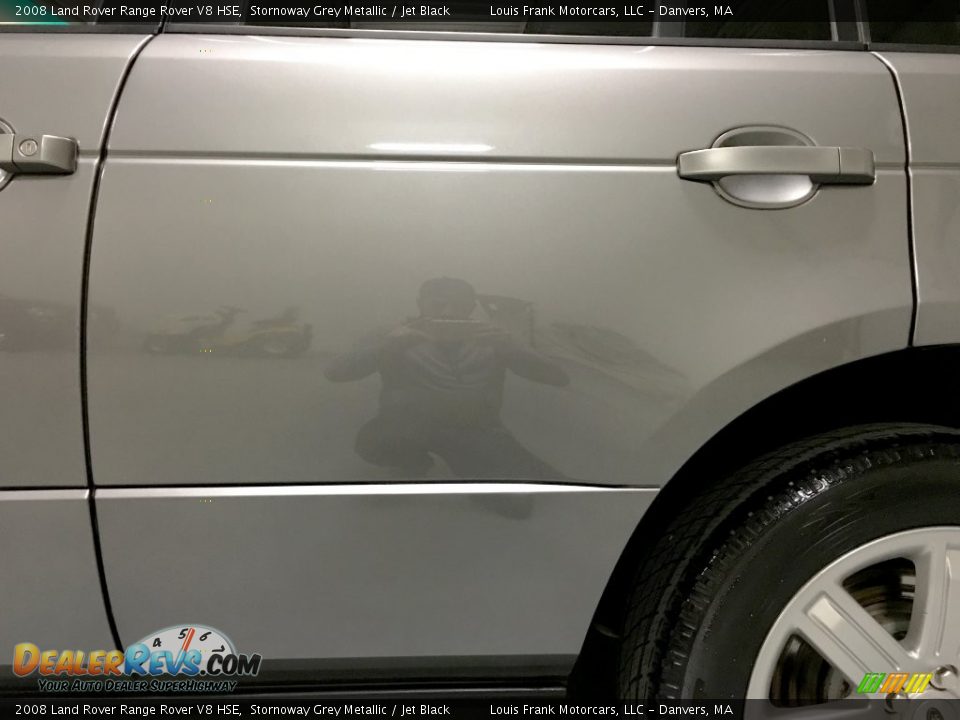 2008 Land Rover Range Rover V8 HSE Stornoway Grey Metallic / Jet Black Photo #32