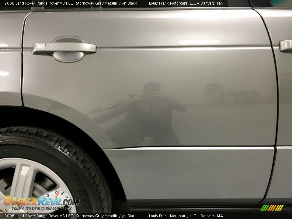 2008 Land Rover Range Rover V8 HSE Stornoway Grey Metallic / Jet Black Photo #33