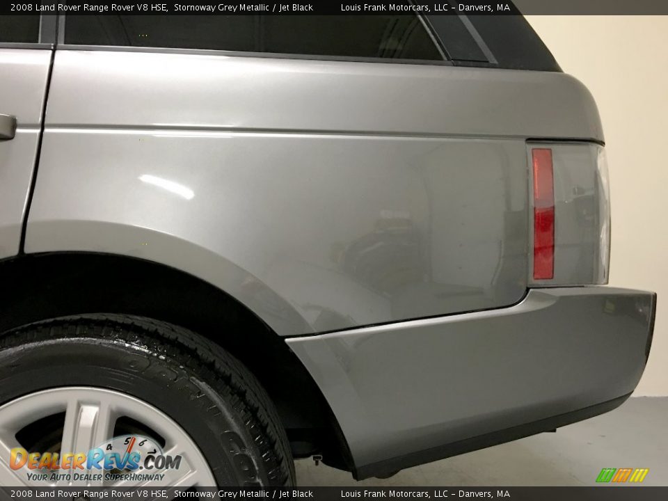 2008 Land Rover Range Rover V8 HSE Stornoway Grey Metallic / Jet Black Photo #34