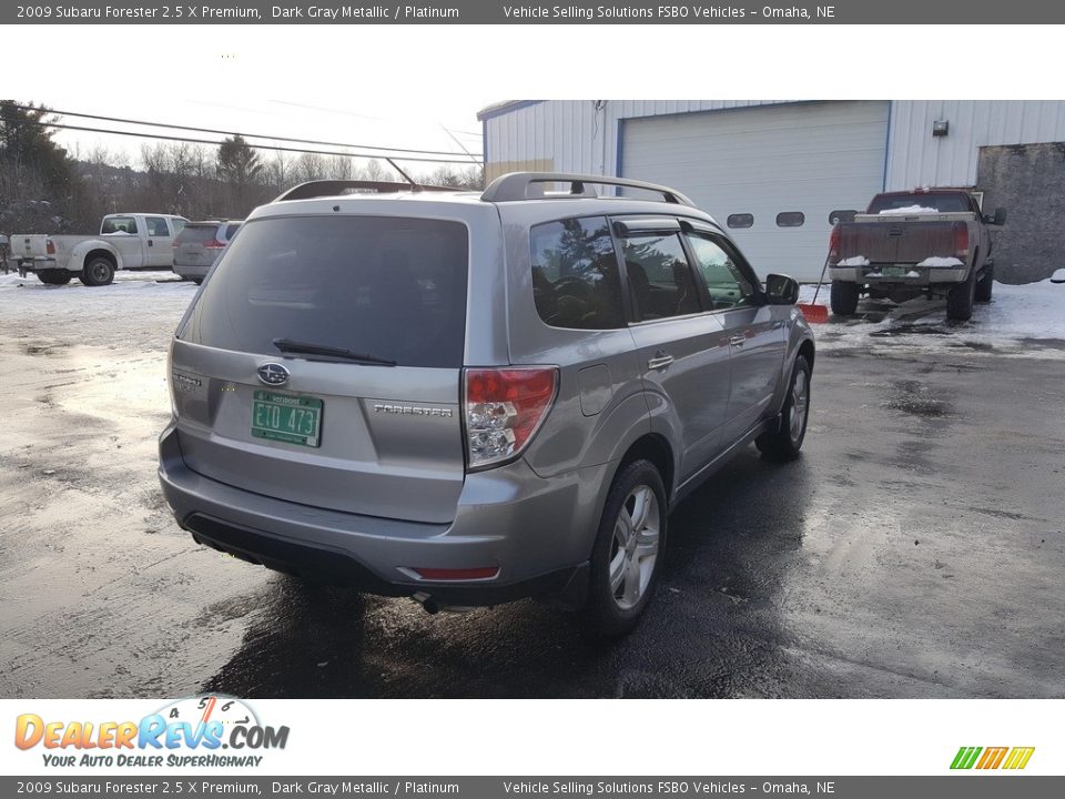 2009 Subaru Forester 2.5 X Premium Dark Gray Metallic / Platinum Photo #3