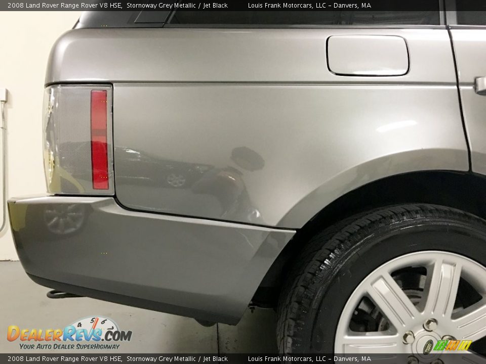 2008 Land Rover Range Rover V8 HSE Stornoway Grey Metallic / Jet Black Photo #35