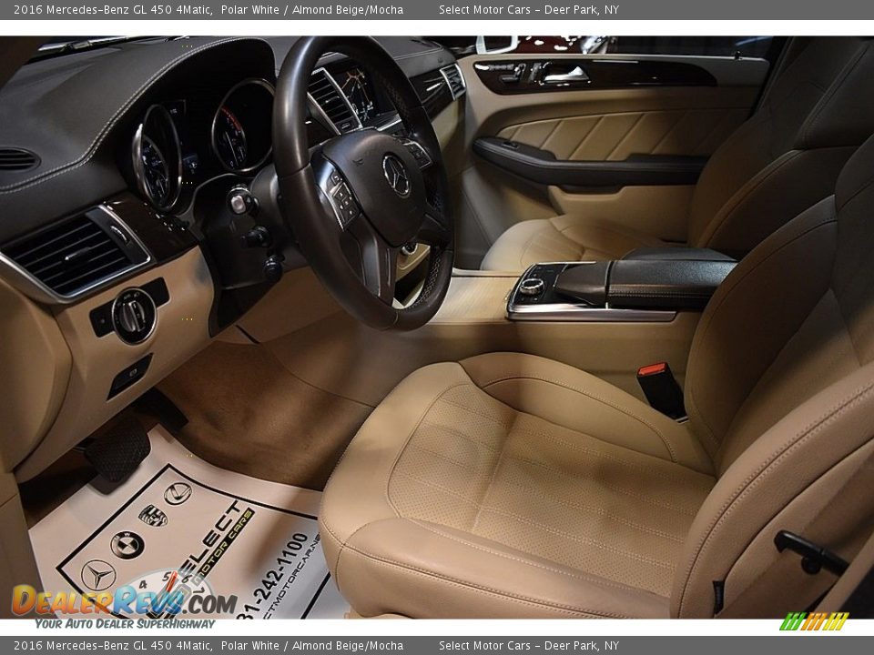 2016 Mercedes-Benz GL 450 4Matic Polar White / Almond Beige/Mocha Photo #12