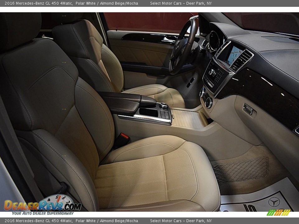 2016 Mercedes-Benz GL 450 4Matic Polar White / Almond Beige/Mocha Photo #17