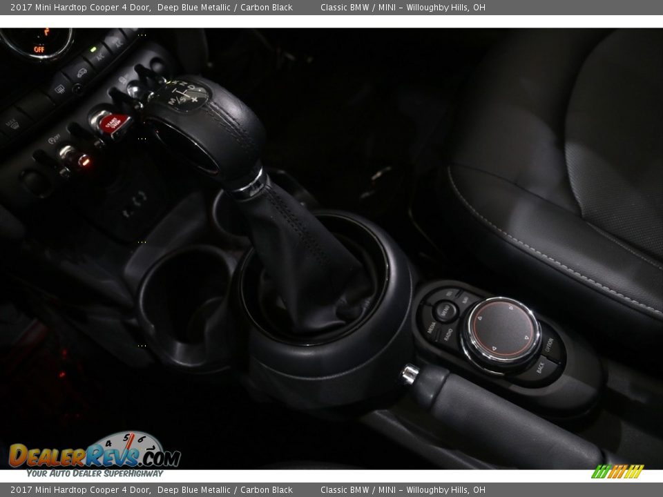 2017 Mini Hardtop Cooper 4 Door Deep Blue Metallic / Carbon Black Photo #16