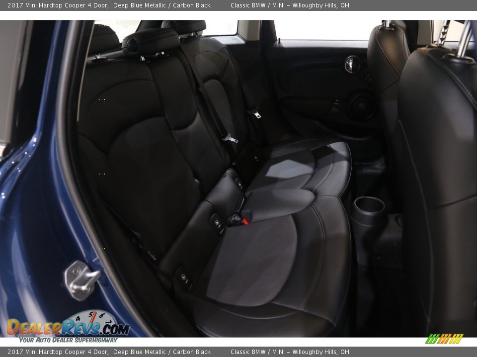 2017 Mini Hardtop Cooper 4 Door Deep Blue Metallic / Carbon Black Photo #19
