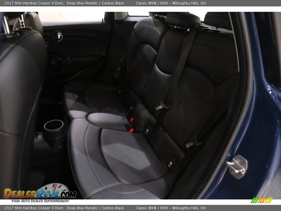 2017 Mini Hardtop Cooper 4 Door Deep Blue Metallic / Carbon Black Photo #20