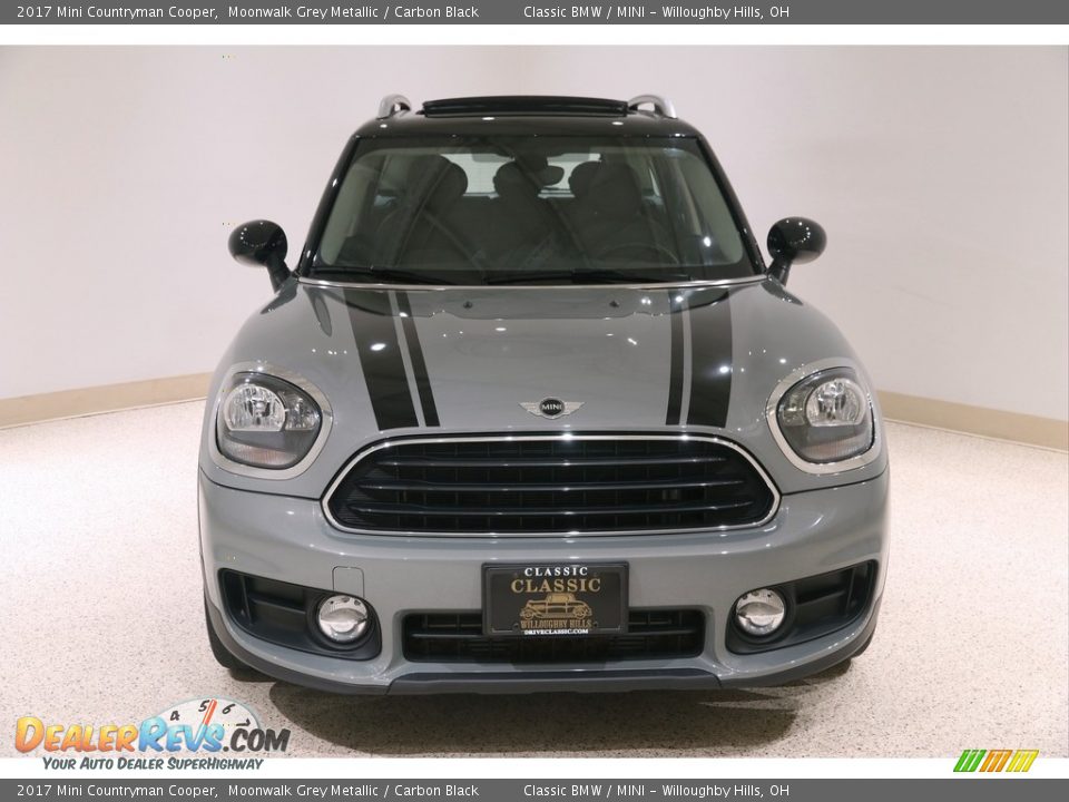 2017 Mini Countryman Cooper Moonwalk Grey Metallic / Carbon Black Photo #2