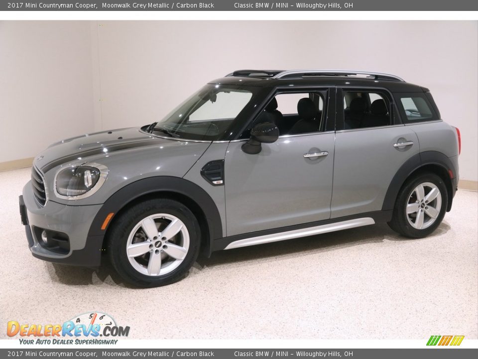 2017 Mini Countryman Cooper Moonwalk Grey Metallic / Carbon Black Photo #3