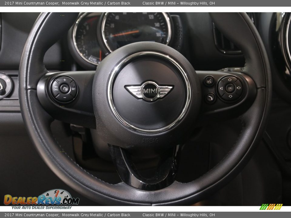 2017 Mini Countryman Cooper Moonwalk Grey Metallic / Carbon Black Photo #7