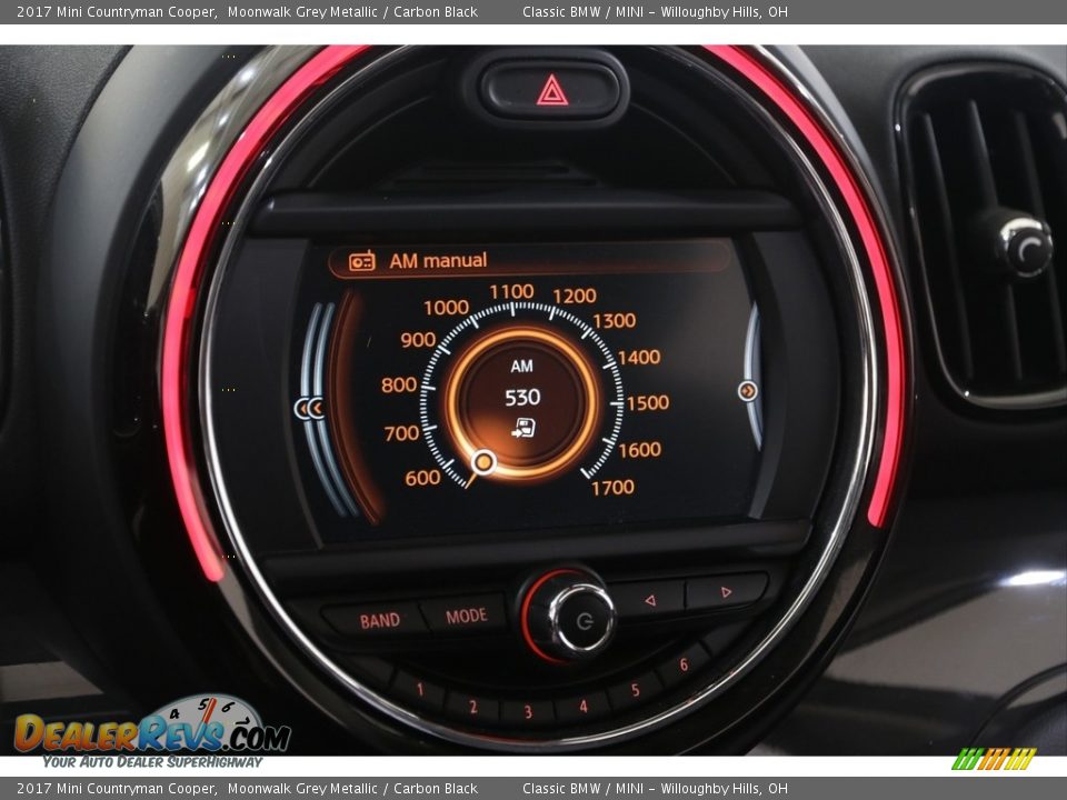 2017 Mini Countryman Cooper Moonwalk Grey Metallic / Carbon Black Photo #10