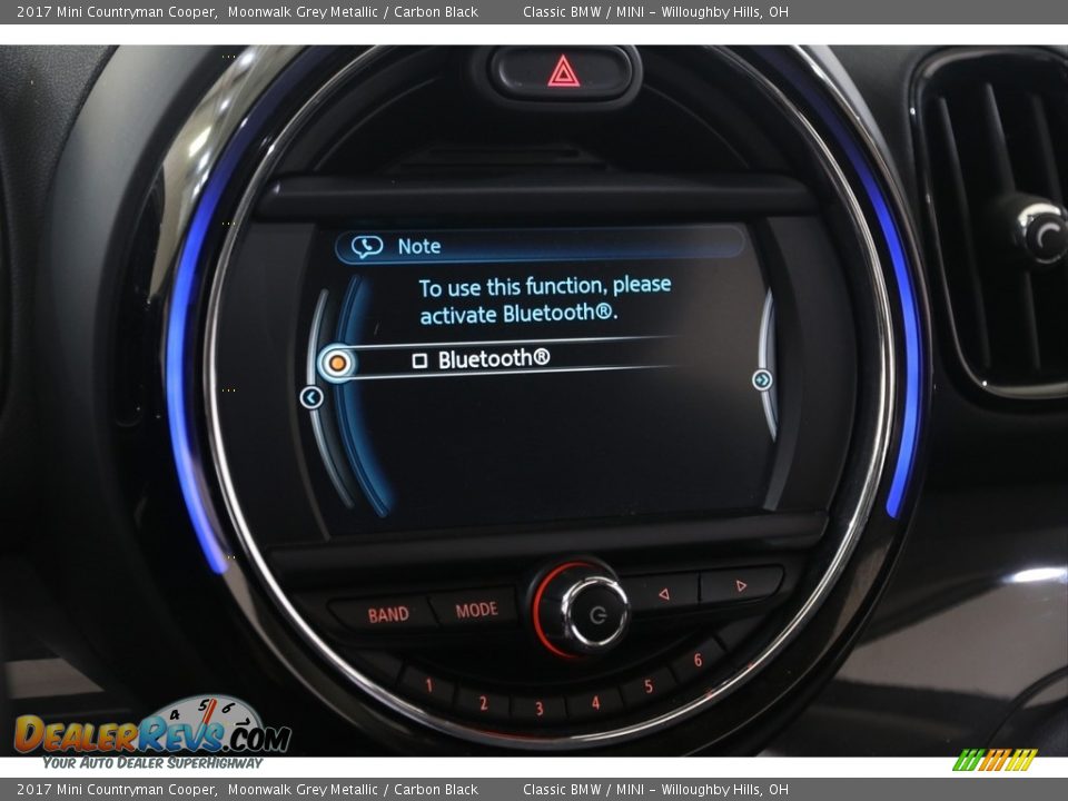 2017 Mini Countryman Cooper Moonwalk Grey Metallic / Carbon Black Photo #11