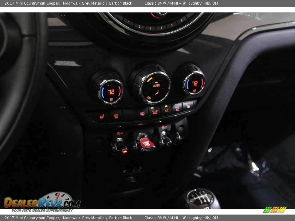 2017 Mini Countryman Cooper Moonwalk Grey Metallic / Carbon Black Photo #12