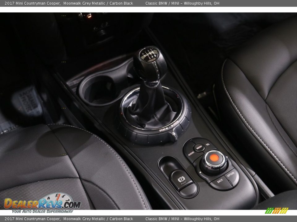 2017 Mini Countryman Cooper Moonwalk Grey Metallic / Carbon Black Photo #13
