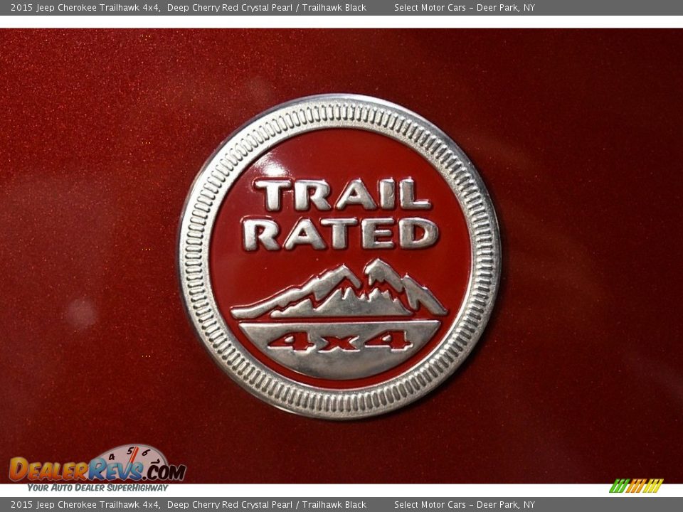 2015 Jeep Cherokee Trailhawk 4x4 Deep Cherry Red Crystal Pearl / Trailhawk Black Photo #11