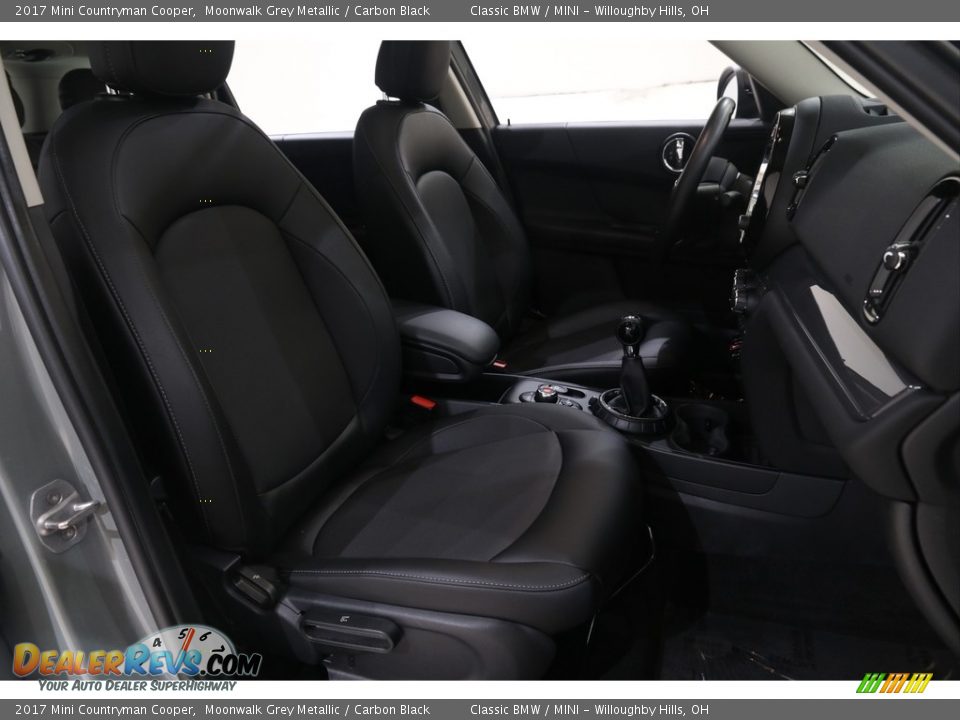 2017 Mini Countryman Cooper Moonwalk Grey Metallic / Carbon Black Photo #14