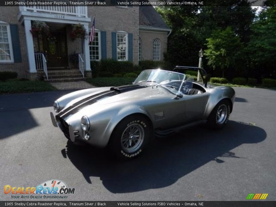 1965 Shelby Cobra Roadster Replica Titanium Silver / Black Photo #1