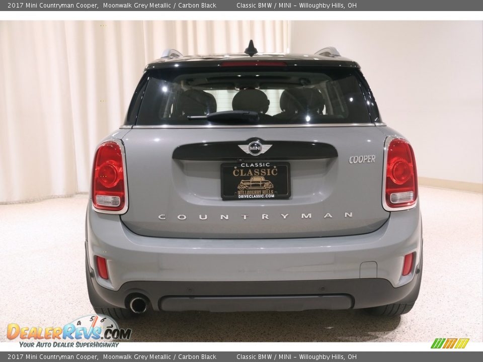 2017 Mini Countryman Cooper Moonwalk Grey Metallic / Carbon Black Photo #17