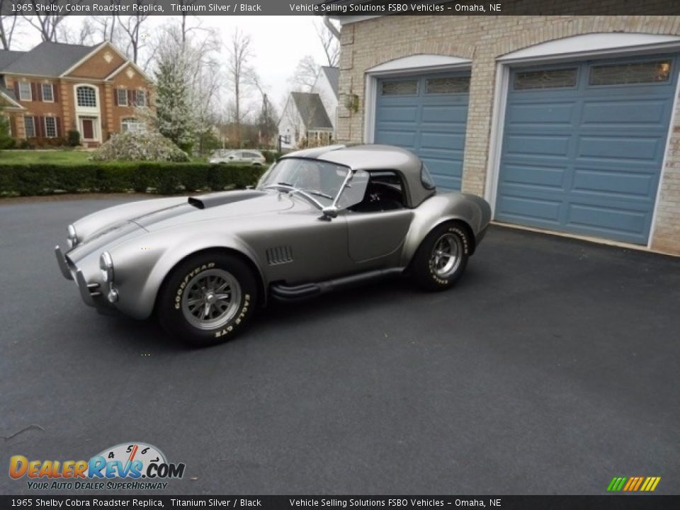 1965 Shelby Cobra Roadster Replica Titanium Silver / Black Photo #2