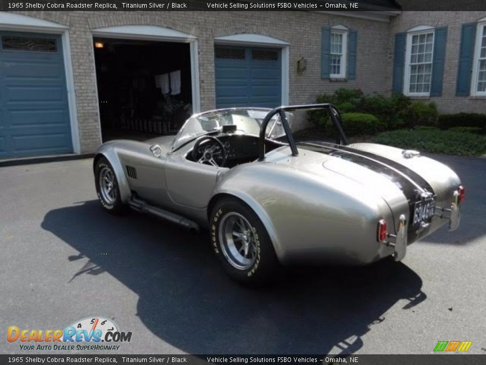 1965 Shelby Cobra Roadster Replica Titanium Silver / Black Photo #3