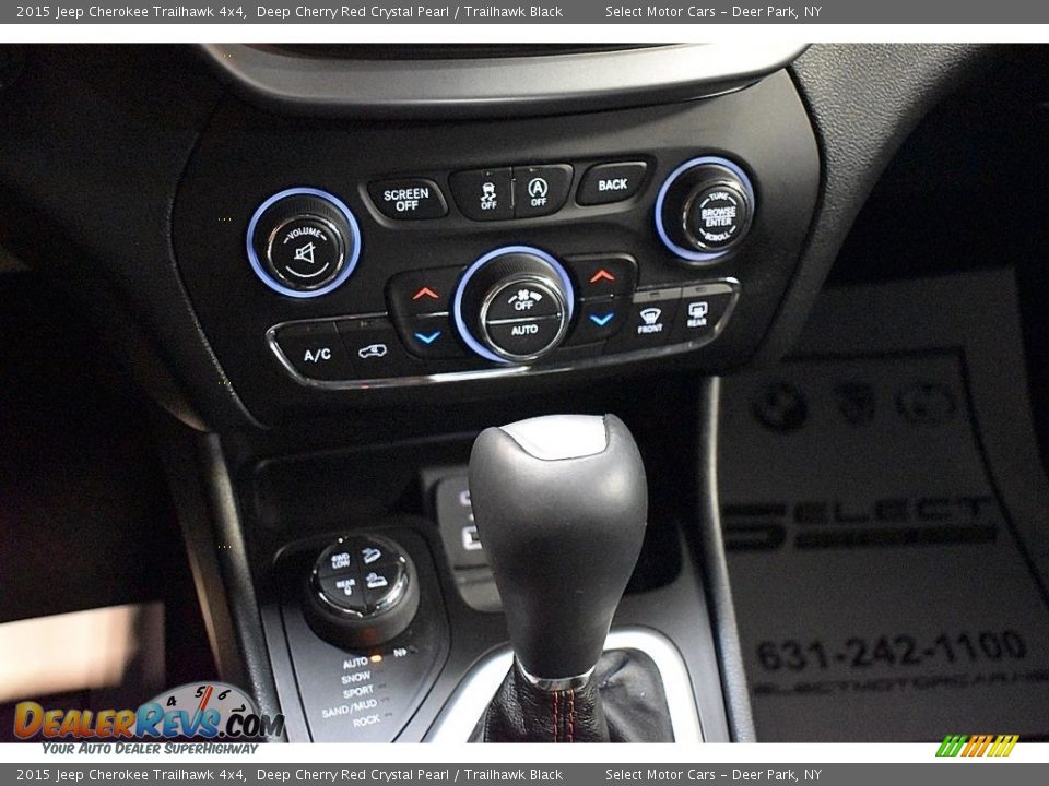 2015 Jeep Cherokee Trailhawk 4x4 Deep Cherry Red Crystal Pearl / Trailhawk Black Photo #17