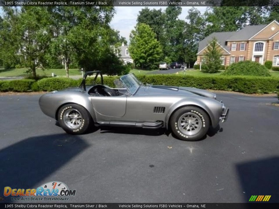 1965 Shelby Cobra Roadster Replica Titanium Silver / Black Photo #4