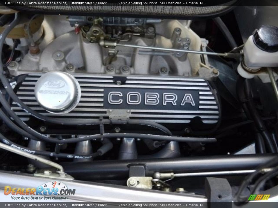 1965 Shelby Cobra Roadster Replica Titanium Silver / Black Photo #5