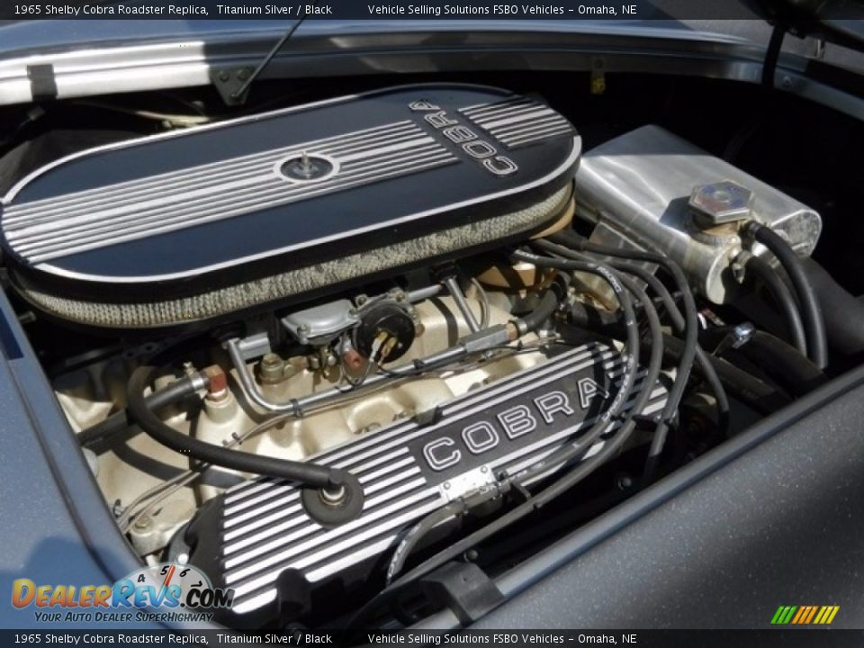 1965 Shelby Cobra Roadster Replica Titanium Silver / Black Photo #6