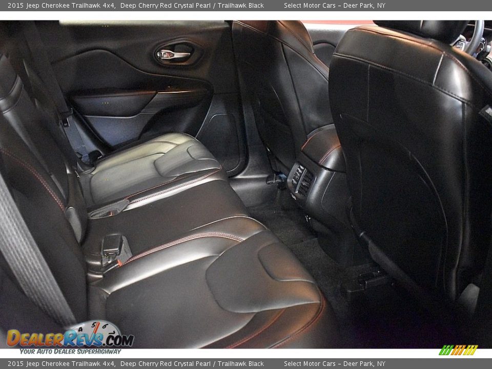 2015 Jeep Cherokee Trailhawk 4x4 Deep Cherry Red Crystal Pearl / Trailhawk Black Photo #20