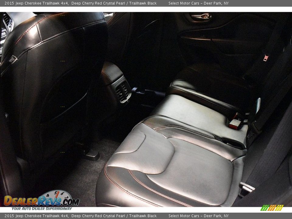 2015 Jeep Cherokee Trailhawk 4x4 Deep Cherry Red Crystal Pearl / Trailhawk Black Photo #21