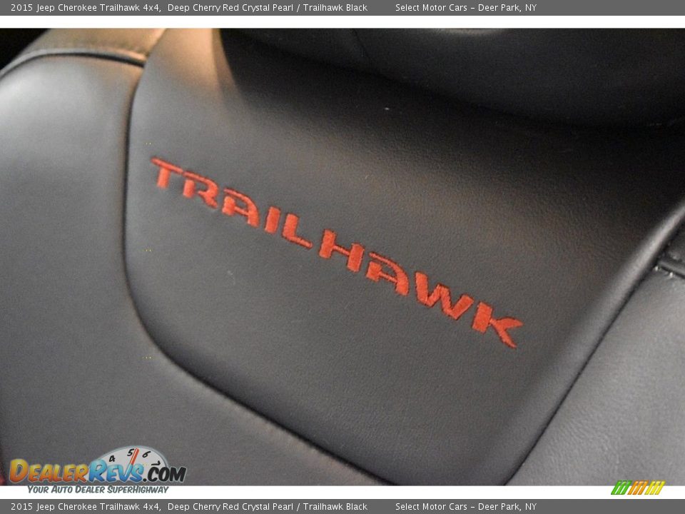 2015 Jeep Cherokee Trailhawk 4x4 Deep Cherry Red Crystal Pearl / Trailhawk Black Photo #22