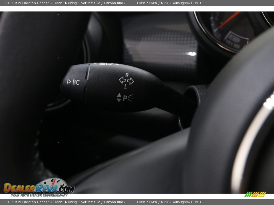 2017 Mini Hardtop Cooper 4 Door Melting Silver Metallic / Carbon Black Photo #9