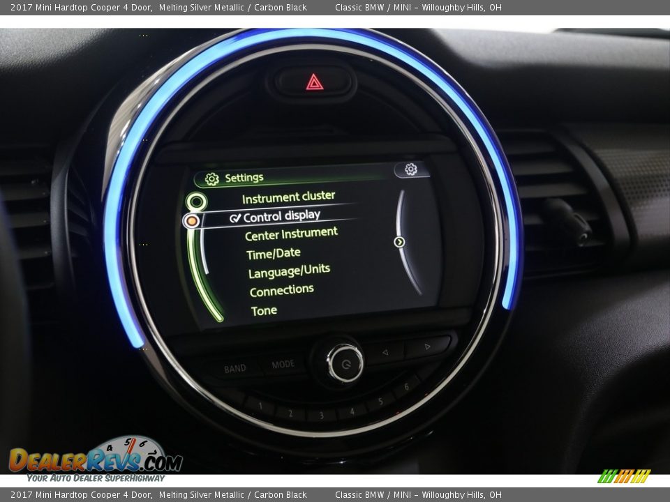 2017 Mini Hardtop Cooper 4 Door Melting Silver Metallic / Carbon Black Photo #15
