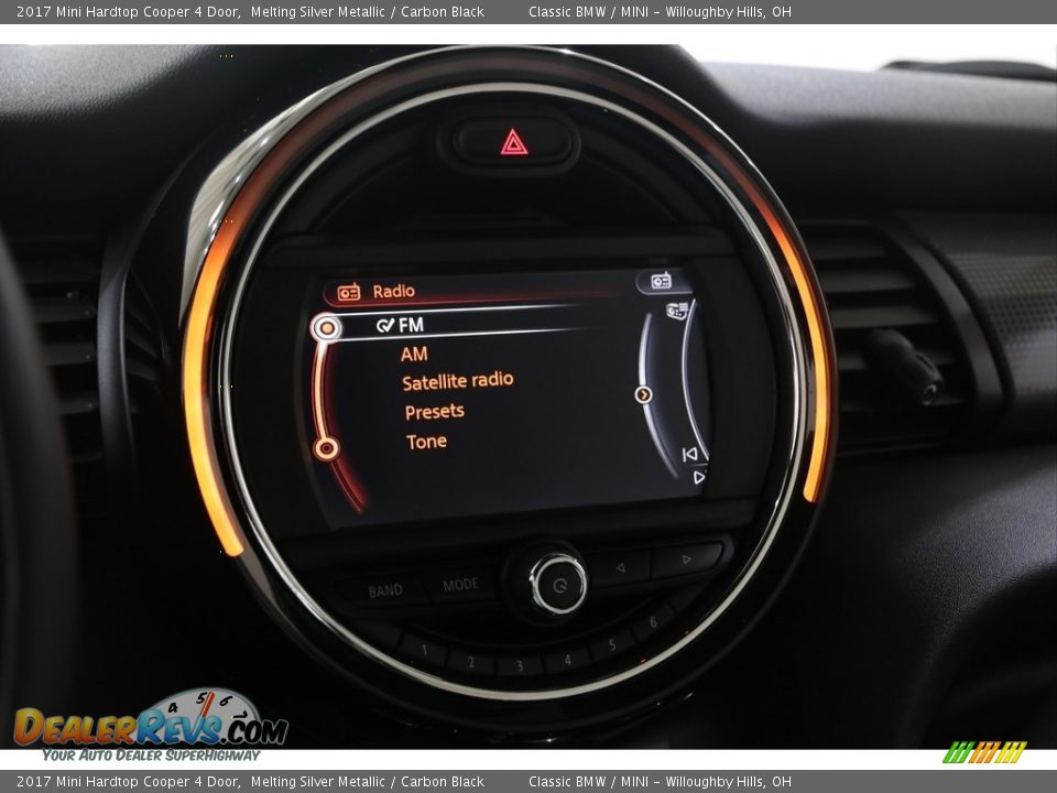 2017 Mini Hardtop Cooper 4 Door Melting Silver Metallic / Carbon Black Photo #16