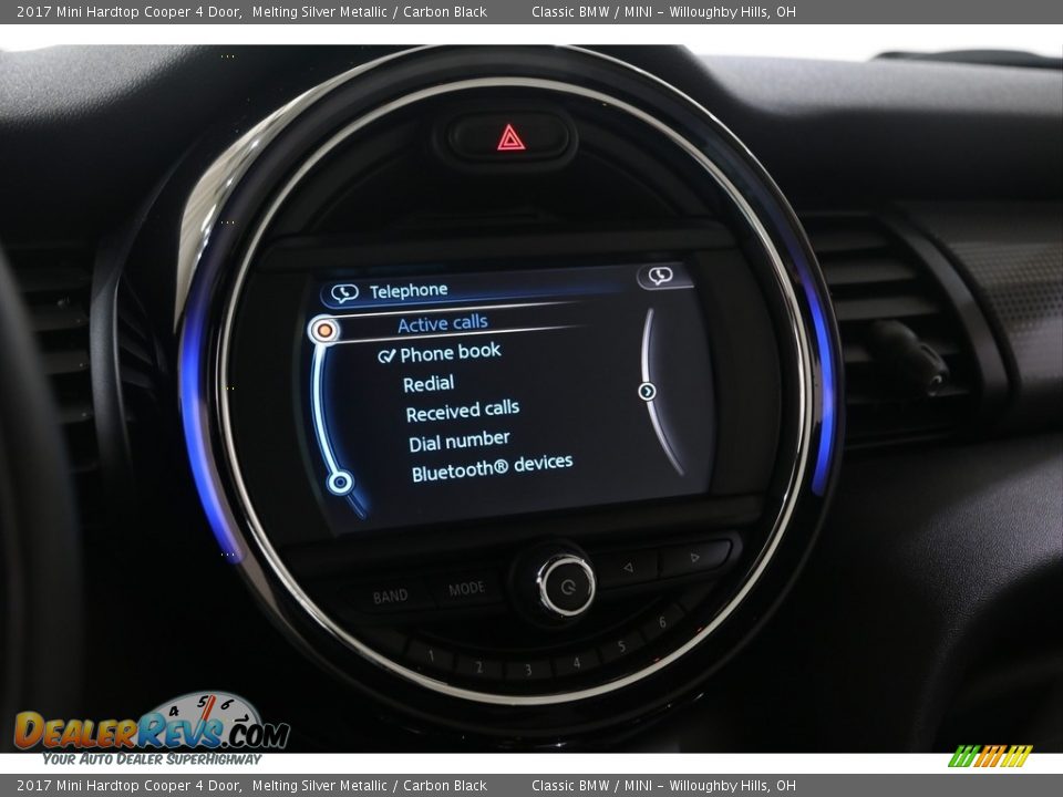 2017 Mini Hardtop Cooper 4 Door Melting Silver Metallic / Carbon Black Photo #18