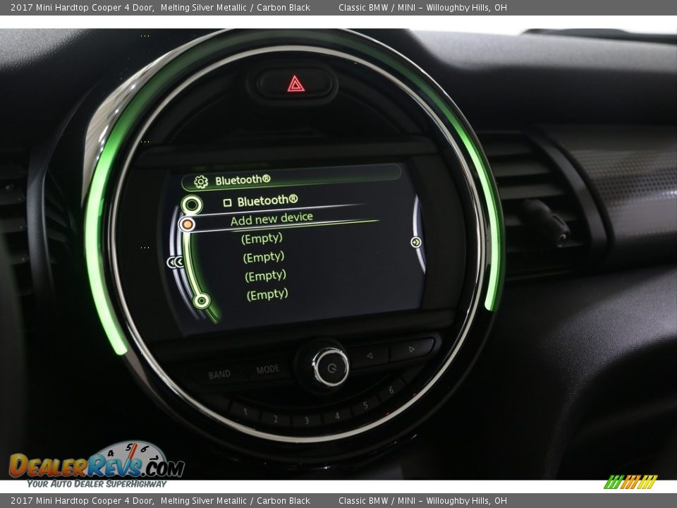 2017 Mini Hardtop Cooper 4 Door Melting Silver Metallic / Carbon Black Photo #19