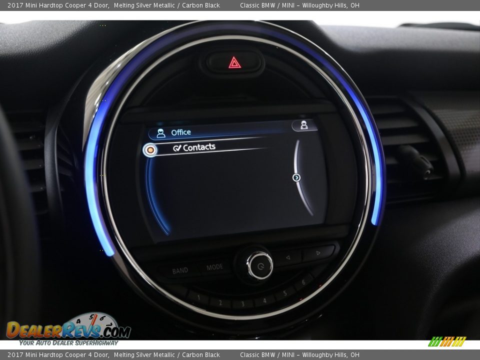 2017 Mini Hardtop Cooper 4 Door Melting Silver Metallic / Carbon Black Photo #20