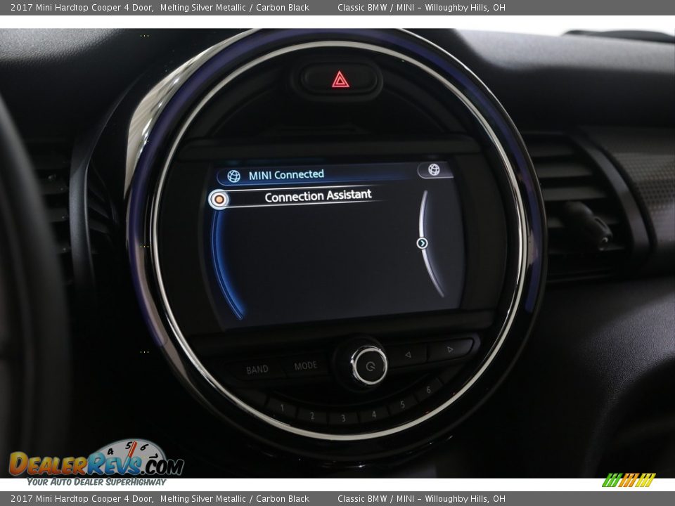 2017 Mini Hardtop Cooper 4 Door Melting Silver Metallic / Carbon Black Photo #21