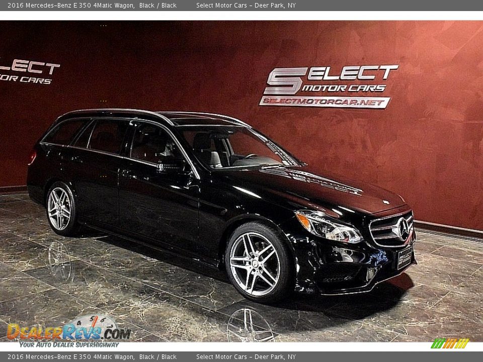 2016 Mercedes-Benz E 350 4Matic Wagon Black / Black Photo #2